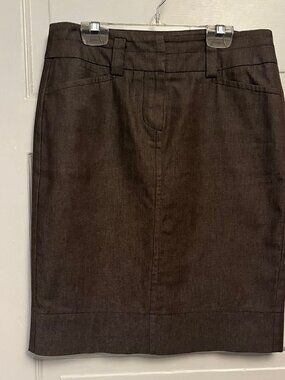 Like new Trina Turk brown pencil skirt size 2